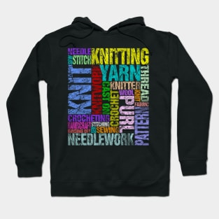 Handicrafters, Knitting, Needleworkers and Crochet Lovers Hoodie